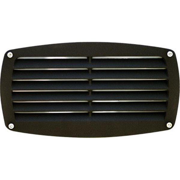 Dabmar Lighting Step Light Louvered Down 12W 60 LED G24 - 120-277V; Black DSL1086-B